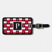 Aangepersonaliseerde Poolse vlag Douanebrief Bagagelabel (Voorkant horizontaal)