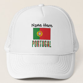 Aangepersonaliseerde Portugese vlag Trucker Pet