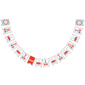 Aangepersonaliseerde reisbanner vlaggetjes (Alle)