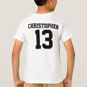 Aangepersonaliseerde Ring Bearer Boys T-Shirt (Achterkant)