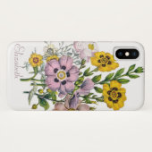 Aangepersonaliseerde Rockroses Case-Mate iPhone Case (Achterkant (horizontaal))