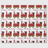 Aangepersonaliseerde Rode Maan Cadeaupapier (Vlak)