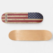 Aangepersonaliseerde Rustige Amerikaanse vlag voor Persoonlijk Skateboard (Horizontaal)