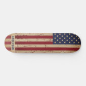 Aangepersonaliseerde Rustige Amerikaanse vlag voor Persoonlijk Skateboard (Horizontaal)