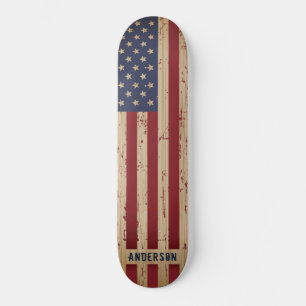 Aangepersonaliseerde Rustige Amerikaanse vlag voor Persoonlijk Skateboard
