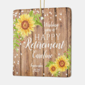 Aangepersonaliseerde rusttijd keramisch ornament (Links)