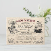 Aangepersonaliseerde  scheepvaart kaart (Staand voorkant)