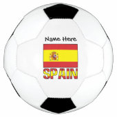 Aangepersonaliseerde Spaanse en Spaanse vlag Voetbal (Voorkant)