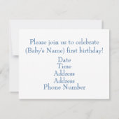 Aangepersonaliseerde Speelgoed Sailboat Baby Birth Kaart (Achterkant)