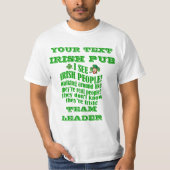 Aangepersonaliseerde St Patrick's day T-shirt (Voorkant)