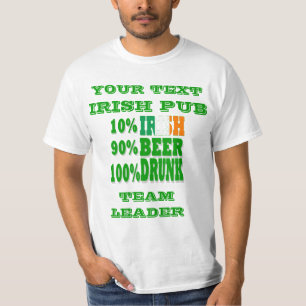 Aangepersonaliseerde St Patrick's day T-shirt