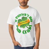 Aangepersonaliseerde St Patrick's day T-shirt (Voorkant)