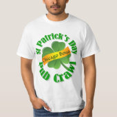 Aangepersonaliseerde St Patrick's day T-shirt (Voorkant)