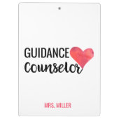 Aangepersonaliseerde typografie van de onderwijsad klembord (Achterkant)