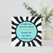 Aangepersonaliseerde uitnodiging 7e verjaardag van (Staand voorkant)