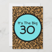 Aangepersonaliseerde uitnodiging op 30e verjaardag (Achterkant)