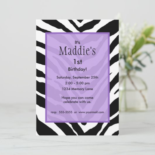 Aangepersonaliseerde uitnodiging op zaterdag (Staand voorkant)