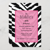 Aangepersonaliseerde uitnodiging op zaterdag (Voorkant / Achterkant)