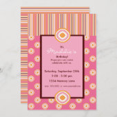 Aangepersonaliseerde uitnodiging op zaterdag (Voorkant / Achterkant)