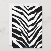 Aangepersonaliseerde uitnodiging op zaterdag (Achterkant)