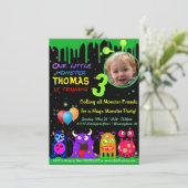 Aangepersonaliseerde uitnodiging van Birthday Part (Staand voorkant)