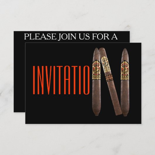 Aangepersonaliseerde uitnodiging van Cuban Havana (Voorkant / Achterkant)