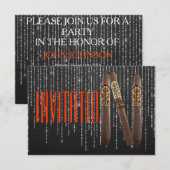 Aangepersonaliseerde uitnodiging van Cuban Havana (Voorkant / Achterkant)