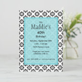 Aangepersonaliseerde uitnodiging van de Birthday (Staand voorkant)