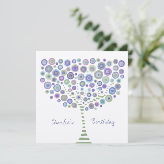 Aangepersonaliseerde uitnodiging van de Unisex Boo (Staand voorkant)