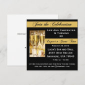 Aangepersonaliseerde uitnodiging voor de 60e verja (Voorkant / Achterkant)