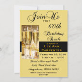 Aangepersonaliseerde uitnodiging voor de 60e verja (Voorkant)