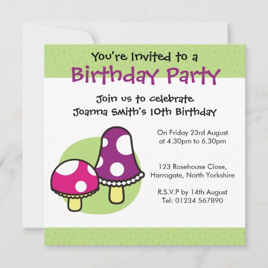 Aangepersonaliseerde uitnodiging voor de dag van d (Voorkant)