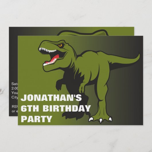 Aangepersonaliseerde uitnodiging voor de introduct (Voorkant / Achterkant)