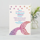 Aangepersonaliseerde uitnodiging voor eerste verja (Staand voorkant)