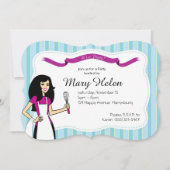 Aangepersonaliseerde uitnodiging voor het Koken va (Voorkant)