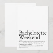 Aangepersonaliseerde uitnodiging voor week van het (Voorkant / Achterkant)