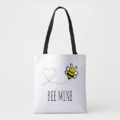 Aangepersonaliseerde Valentijn Quote - Bijenmijn C Tote Bag (Voorkant)