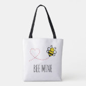 Aangepersonaliseerde Valentijn Quote - Bijenmijn C Tote Bag (Achterkant)