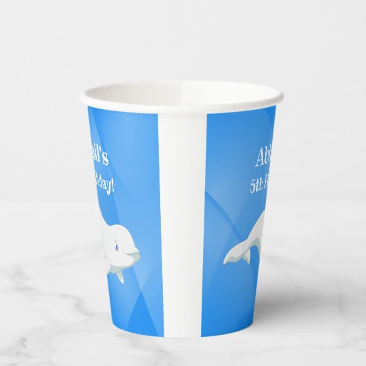 Aangepersonaliseerde verjaardag van de verjaardag  papieren bekers (Links)