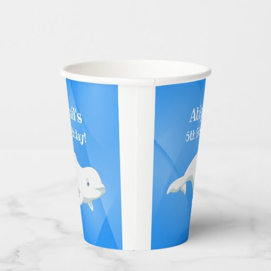 Aangepersonaliseerde verjaardag van de verjaardag  papieren bekers (Rechts)