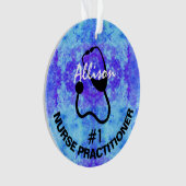 Aangepersonaliseerde verpleegkundige ornament (voorkant)