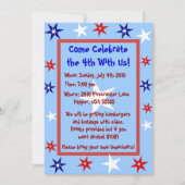 Aangepersonaliseerde Vierde van de Partij van juli Kaart (Voorkant)