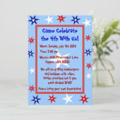 Aangepersonaliseerde Vierde van de Partij van juli Kaart (Staand voorkant)