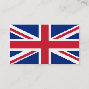Aangepersonaliseerde vlag van het Verenigd Koninkr Visitekaartje