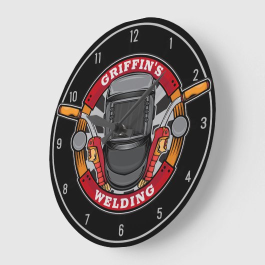 Aangepersonaliseerde wassenmetaalfabricator-lassen grote klok (Hoek)