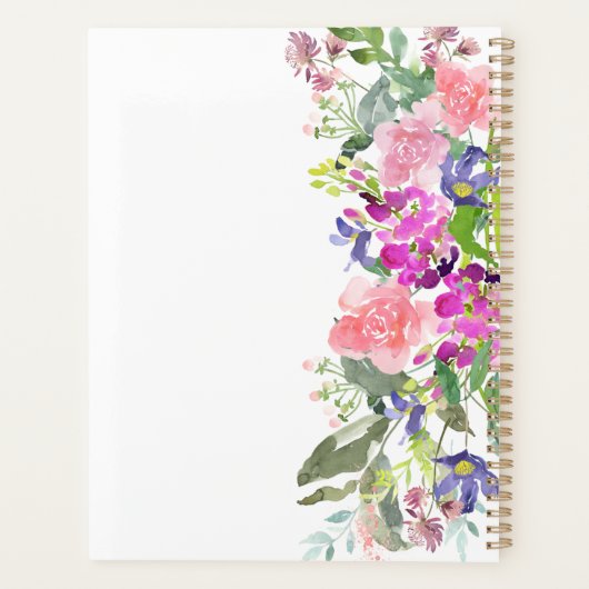 Aangepersonaliseerde Waterverf - Bijbel Verse Planner (Achterkant)