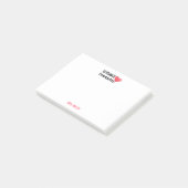 Aangepersonaliseerde Waterverf van de onderwijsadv Post-it® Notes (Schuin)