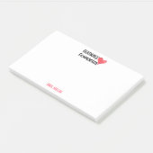 Aangepersonaliseerde Waterverf van de onderwijsadv Post-it® Notes (Schuin)