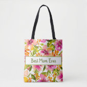 Aangepersonaliseerde Waterverf van de Serena Flora Tote Bag (Voorkant)