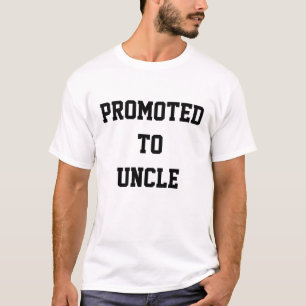 Aangepromoot aan oom t-shirt
